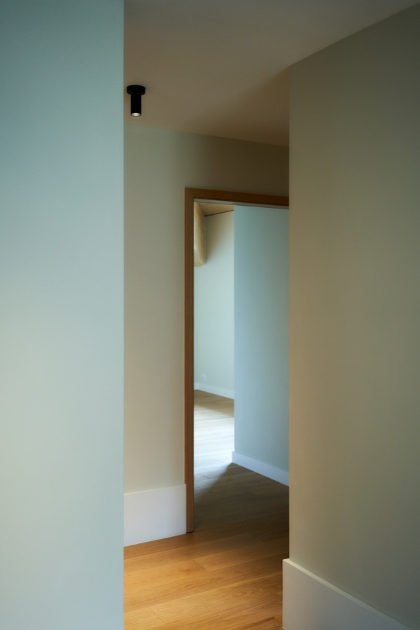 After: wall repainted